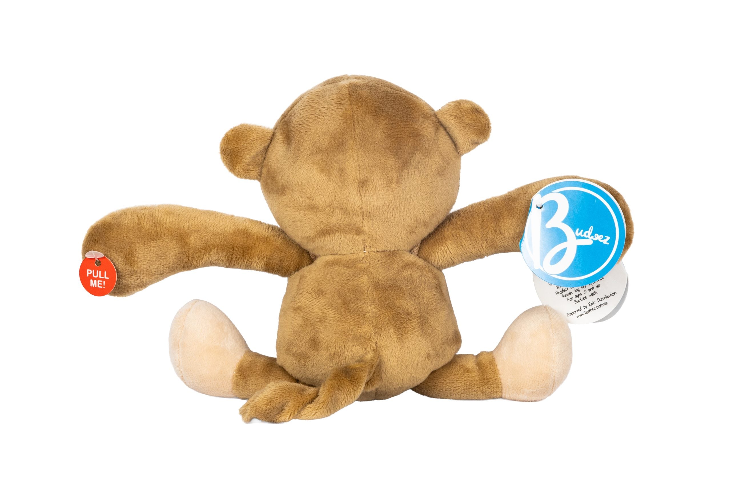 Budeez - Ned the Monkey Soft Toy - 13cm