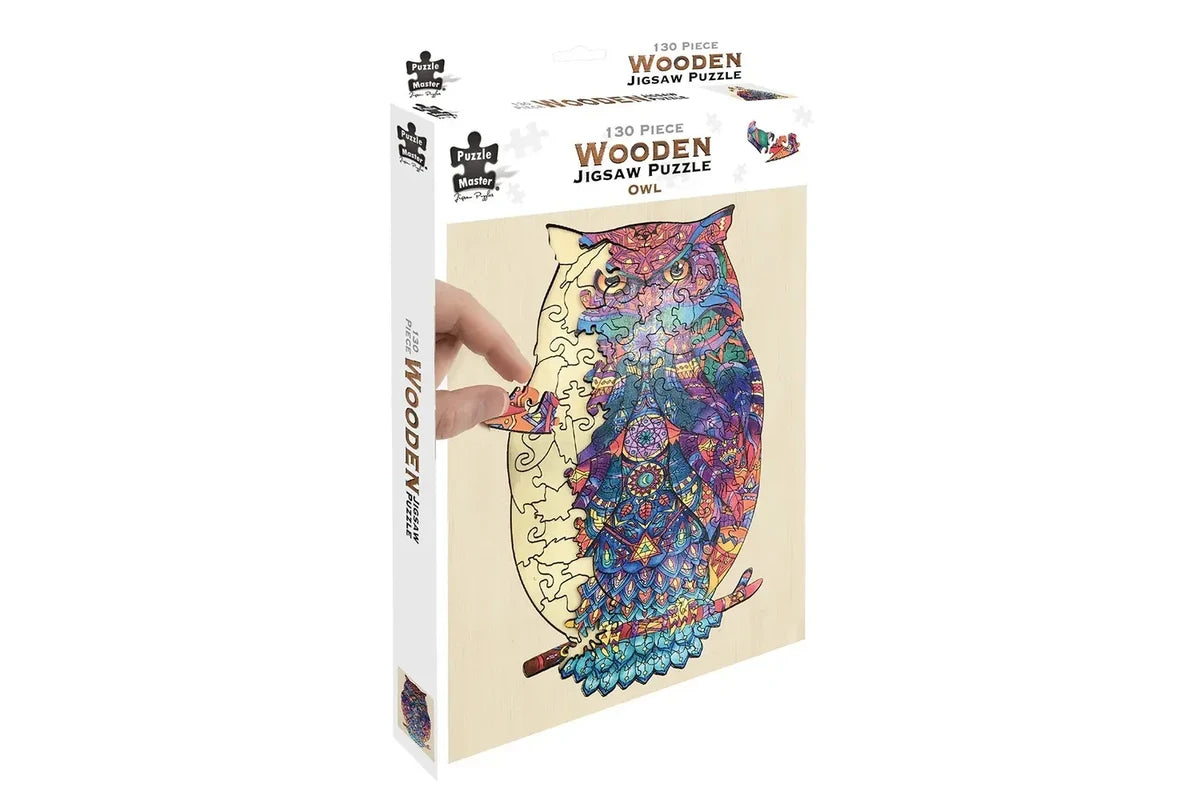 Wooden Jigsaw 130pc - Owl