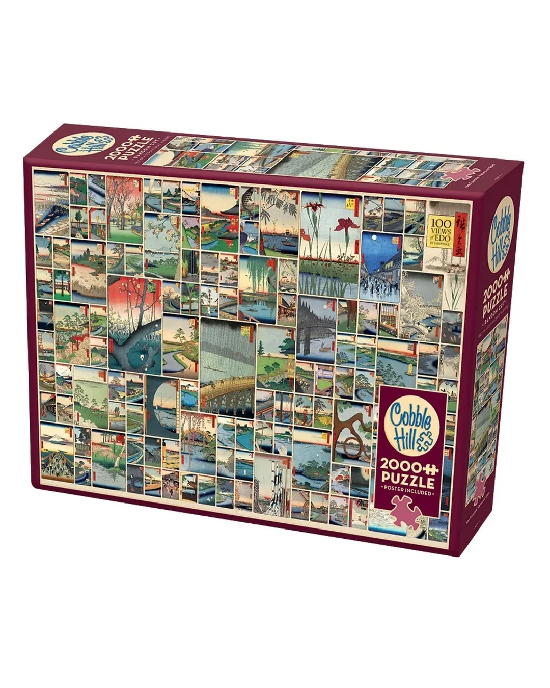 Cobble Hill 100 Famous Views of Edo 2000-Piece Jigsaw Puzzle
