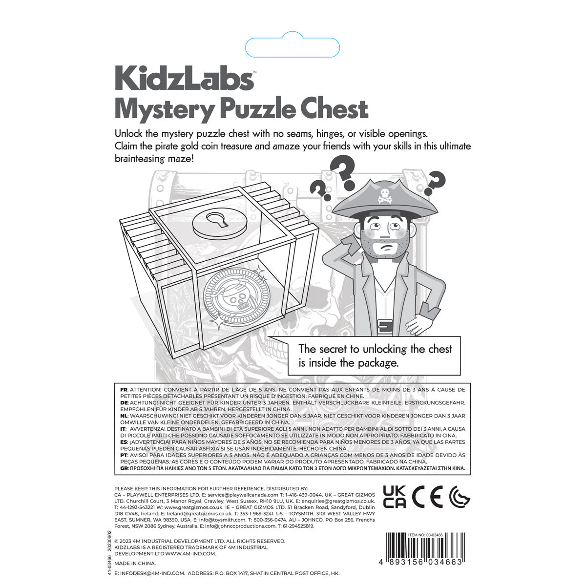 4M KidzLabs Mystery Puzzle Chest