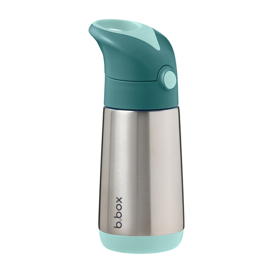 B.BOX 350ml Insulated Drink Bottle Emerald Forest