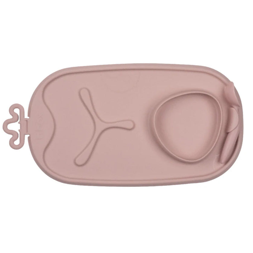 B.BOX Roll + Go Mealtime Mats Blush