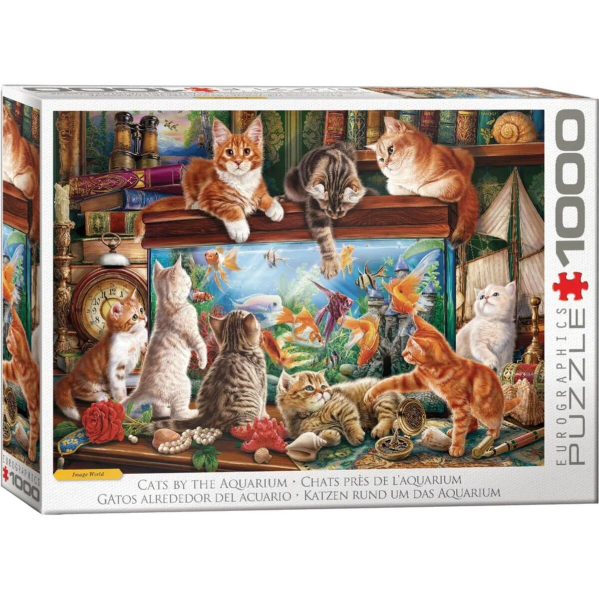 Eurographics Cats by Aquarium 1000-piece jigsaw puzzle