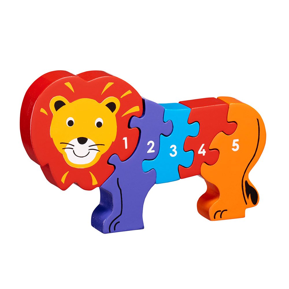 Lanka Kade Lion 1-5 Wooden Counting Jigsaw Puzzle