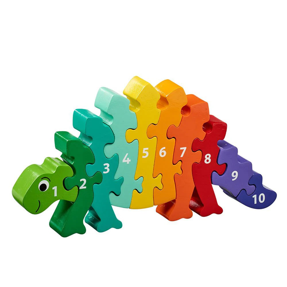 1-10 Puzzle - Dinosaur