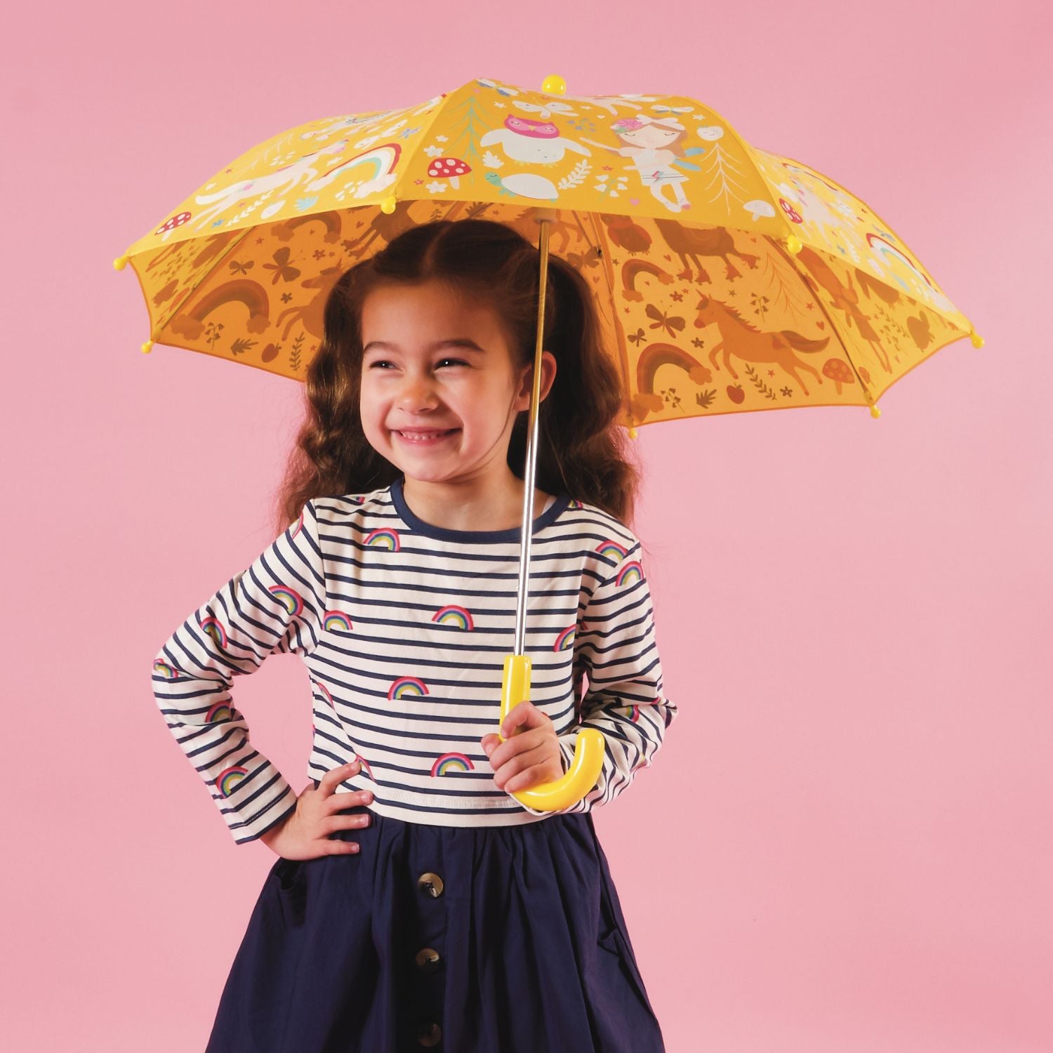 Floss & Rock - Rainbow Fairy - Colour Changing Umbrella Childrens Umbrella