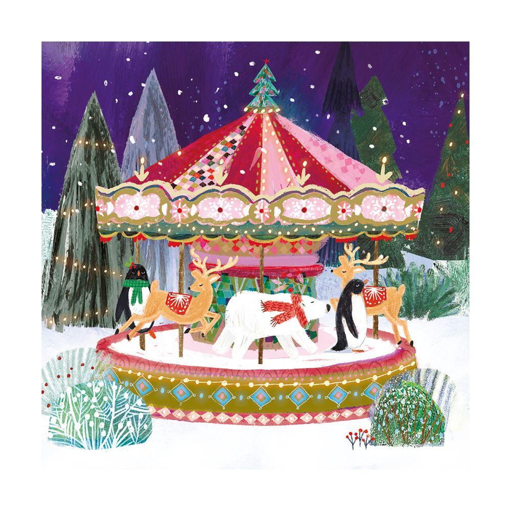 christmas-carousel-8-pkt-christmas-card-pack