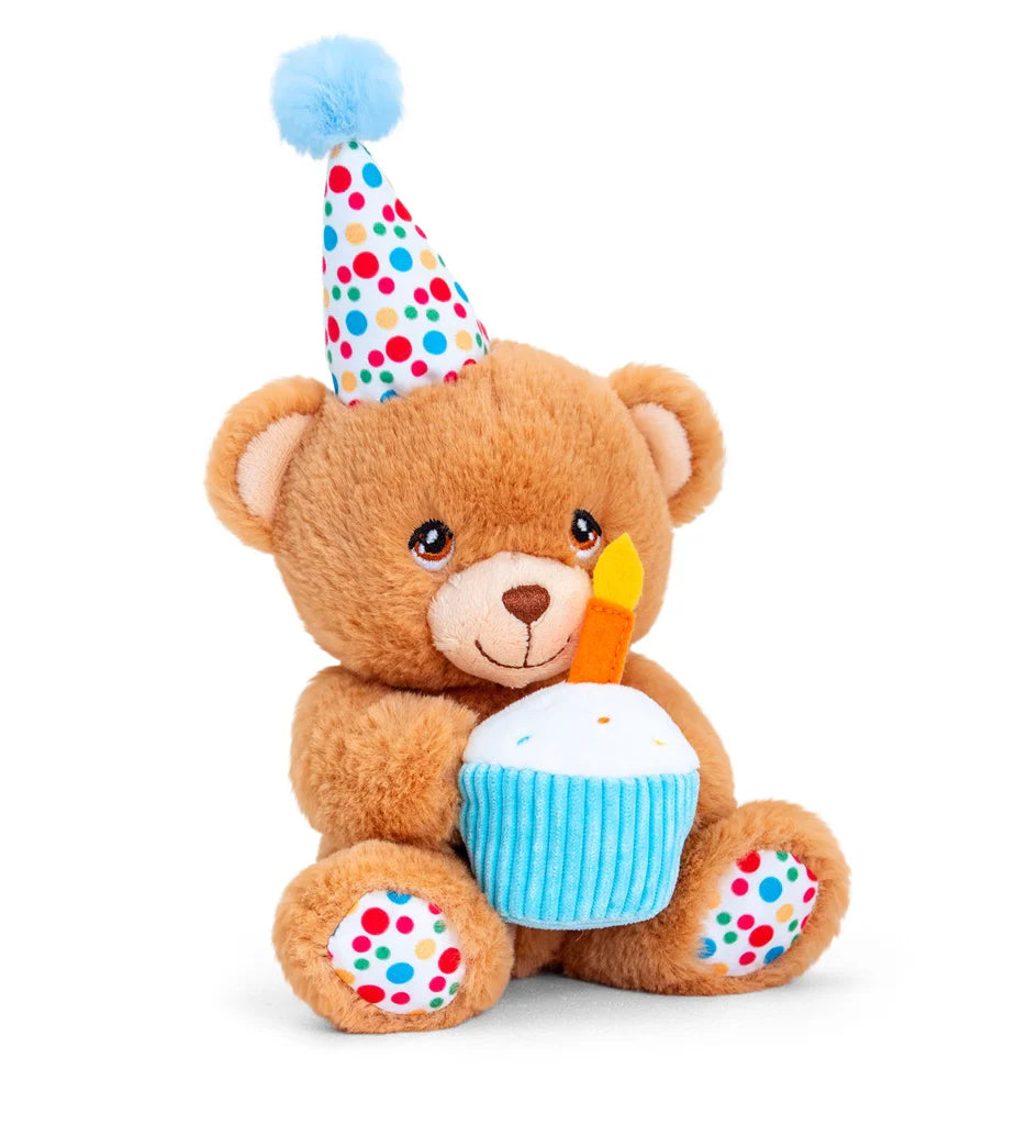 Keeleco Happy Birthday Bear 15 cm Soft Toy