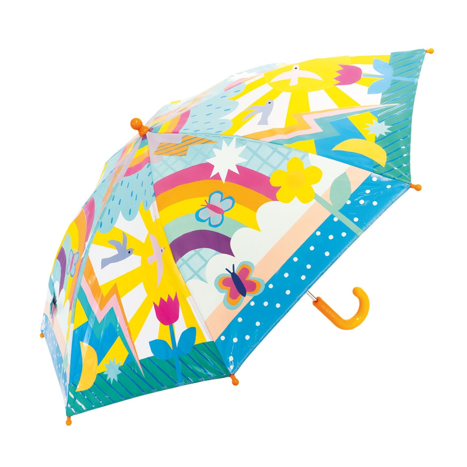 Floss & Rock - Rainbow - Colour Changing Umbrella 17" Childrens Umbrella