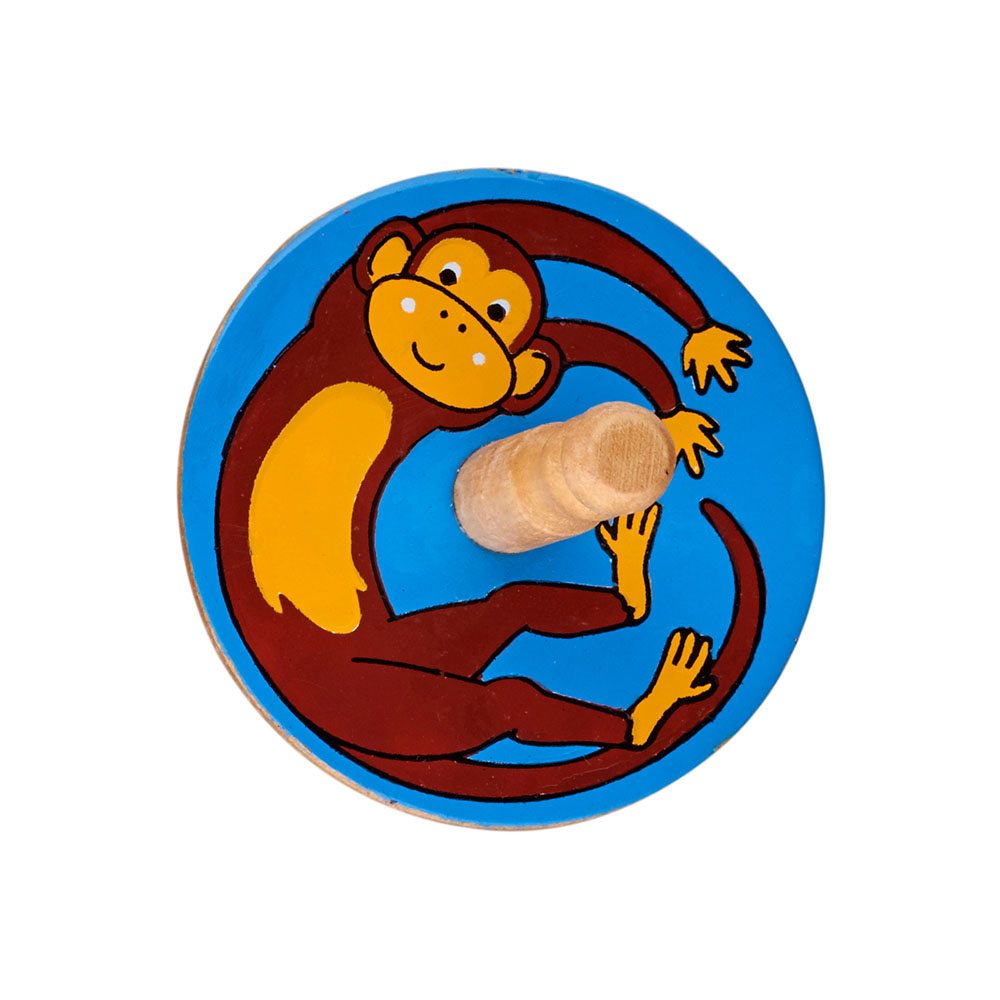 Lanka Kade Monkey Wooden Spinning Top