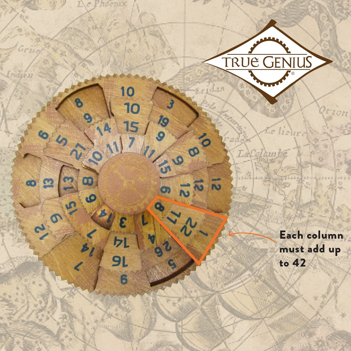 Project Genius Grecian Computer Mathematical Dial Puzzle Mechanical Puzzles