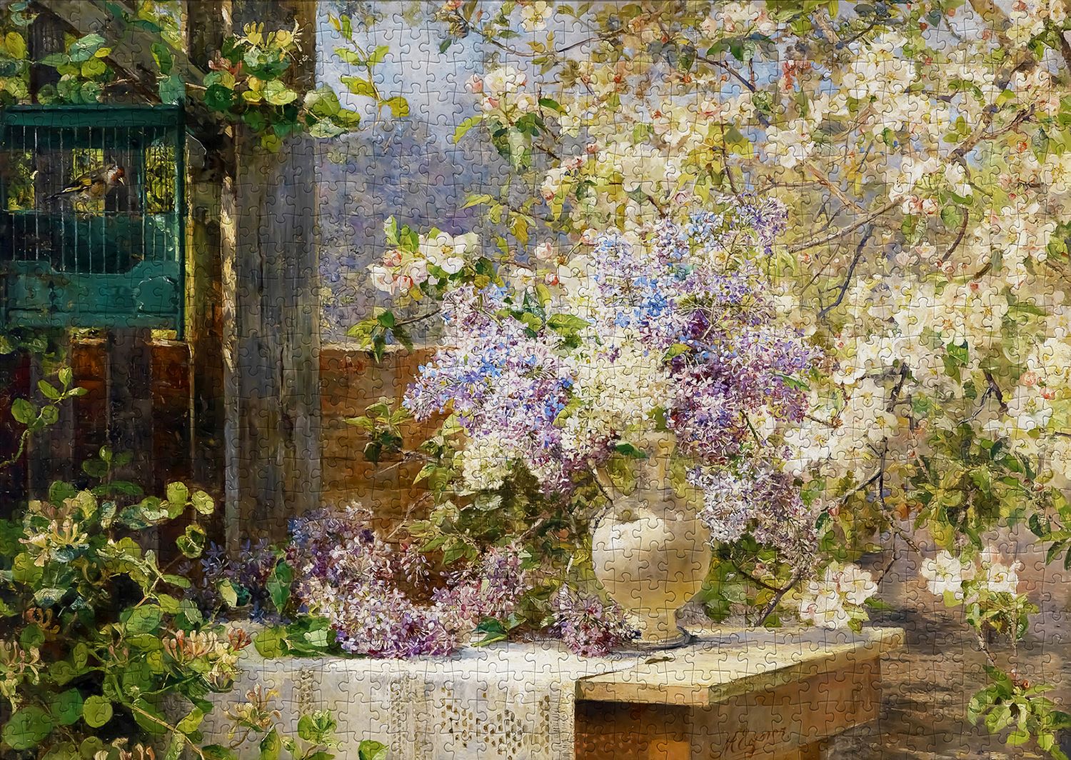 Marie Egner: In the Blossoming Bower, 1000pcs