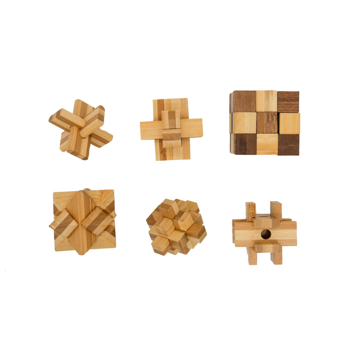 Project Genius Ecological 6-Pack Bamboo Brainteasers Toys