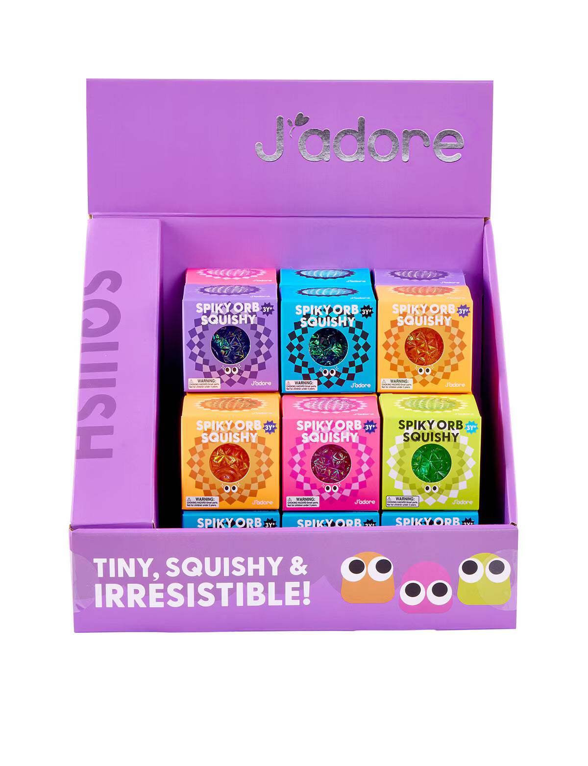 Jadore Spiky Orb Diamond Squish Balls
