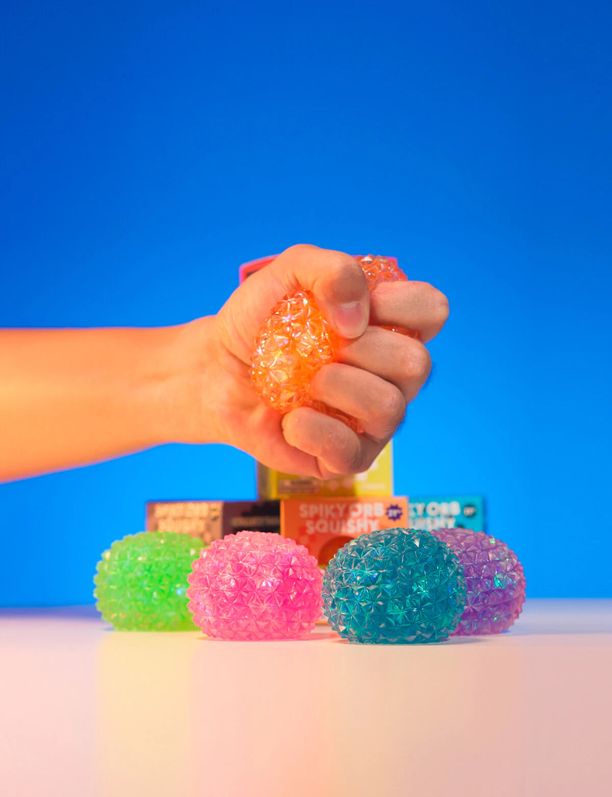 Jadore Spiky Orb Diamond Squish Balls