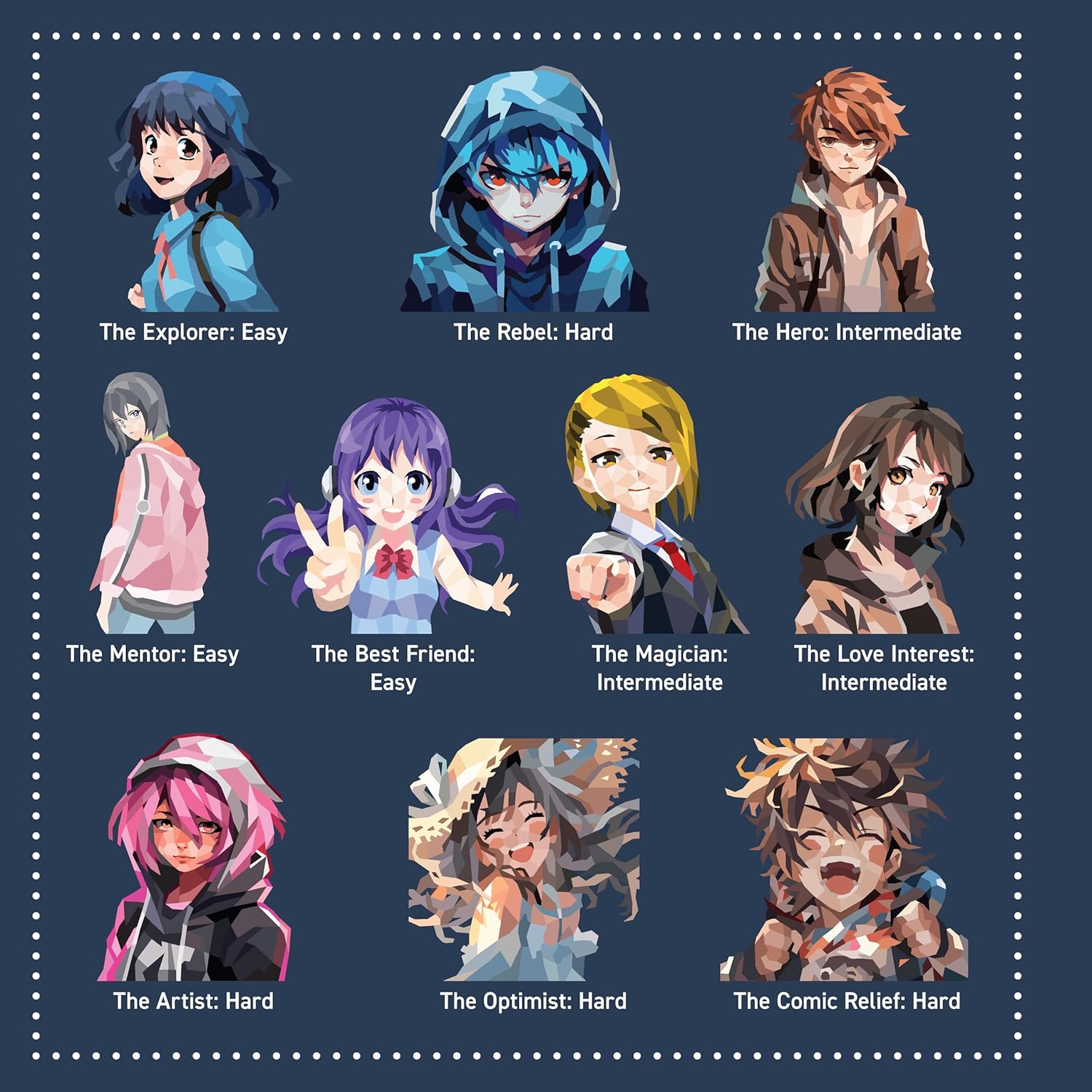 Ultimate Manga Sticker Painting: 10 Magnificent Masterpieces