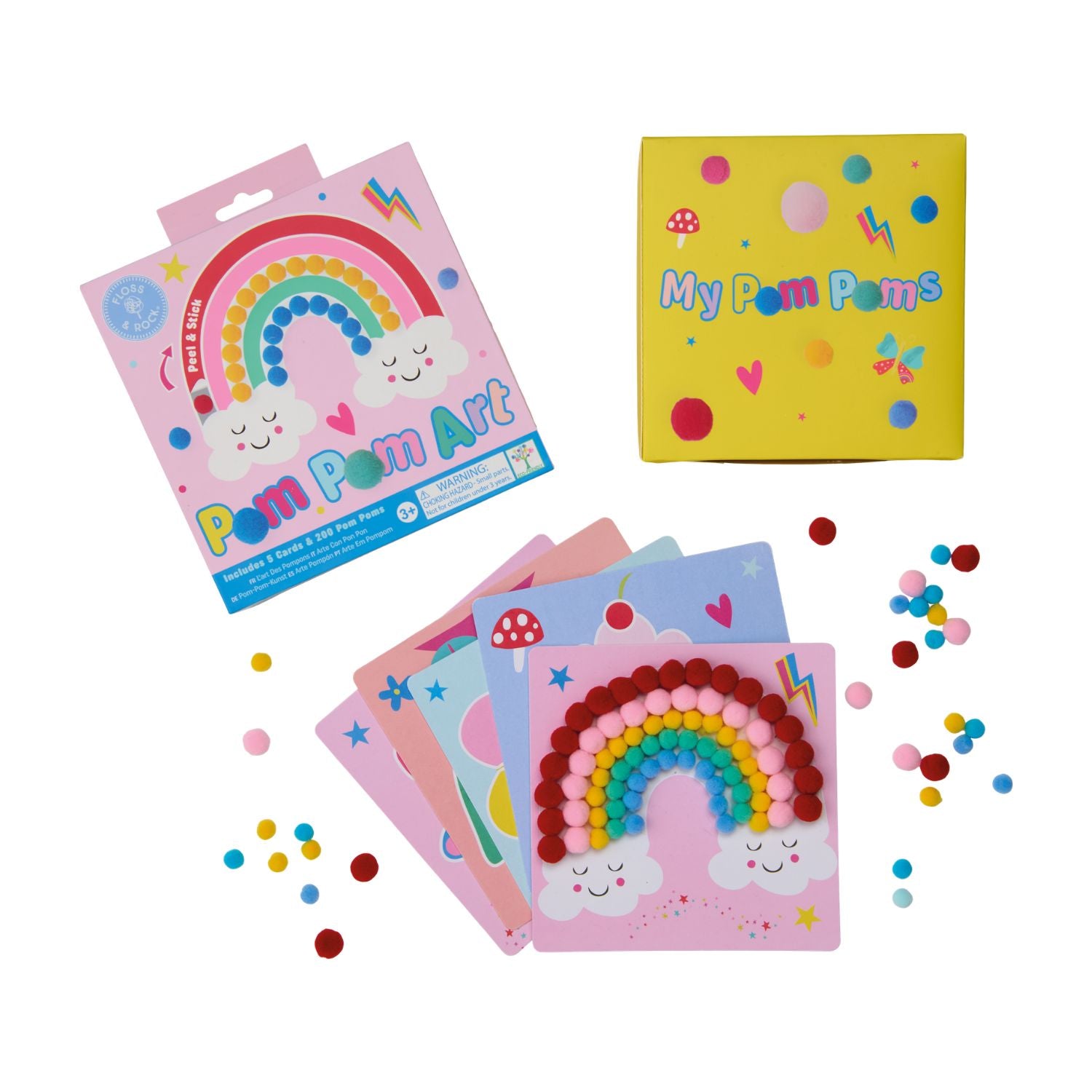 Floss & Rock - Pom Pom Art - Rainbow Fairy