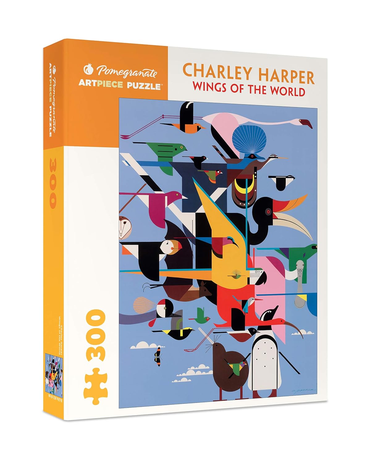 Charley Harper Wings of the World - 300 Pce Puzzle