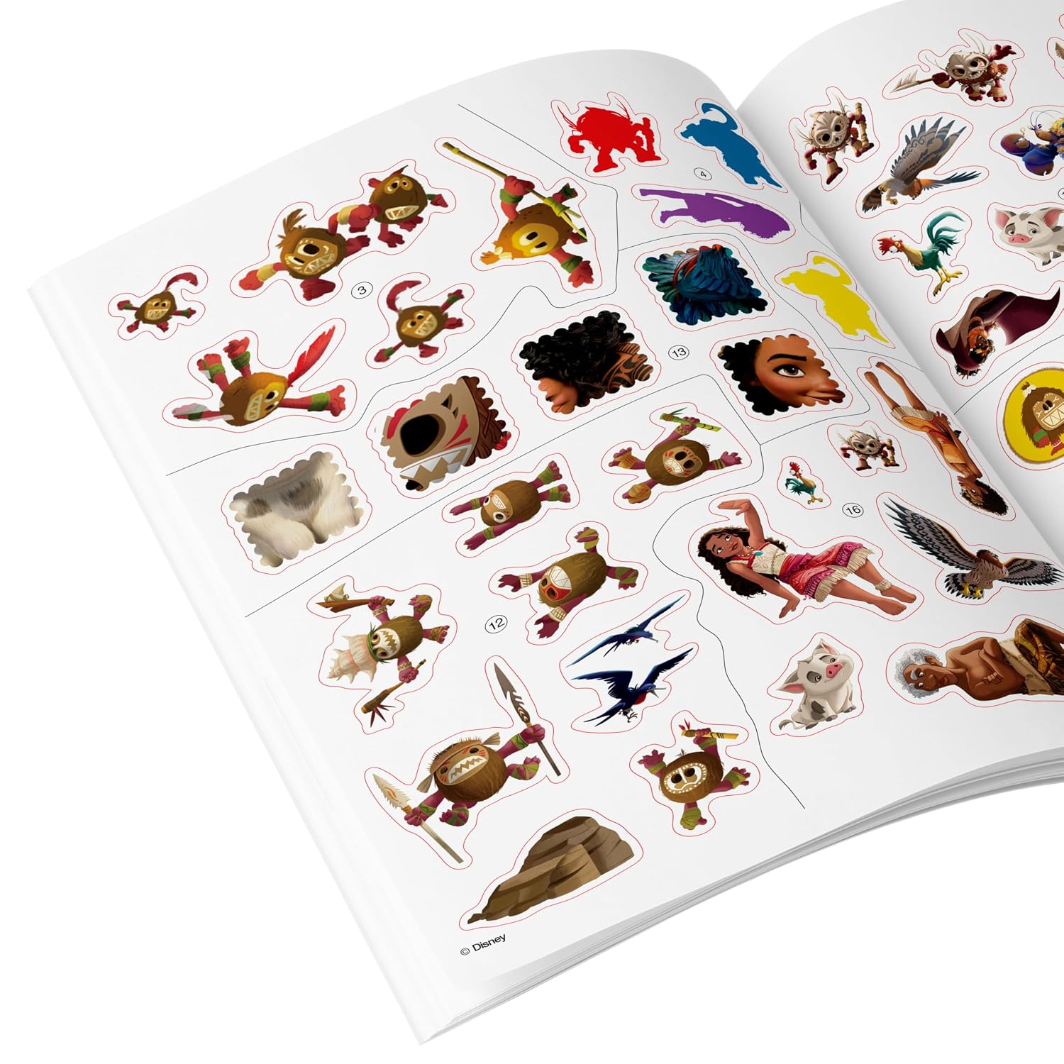 Sticker Book Treasury - Moana