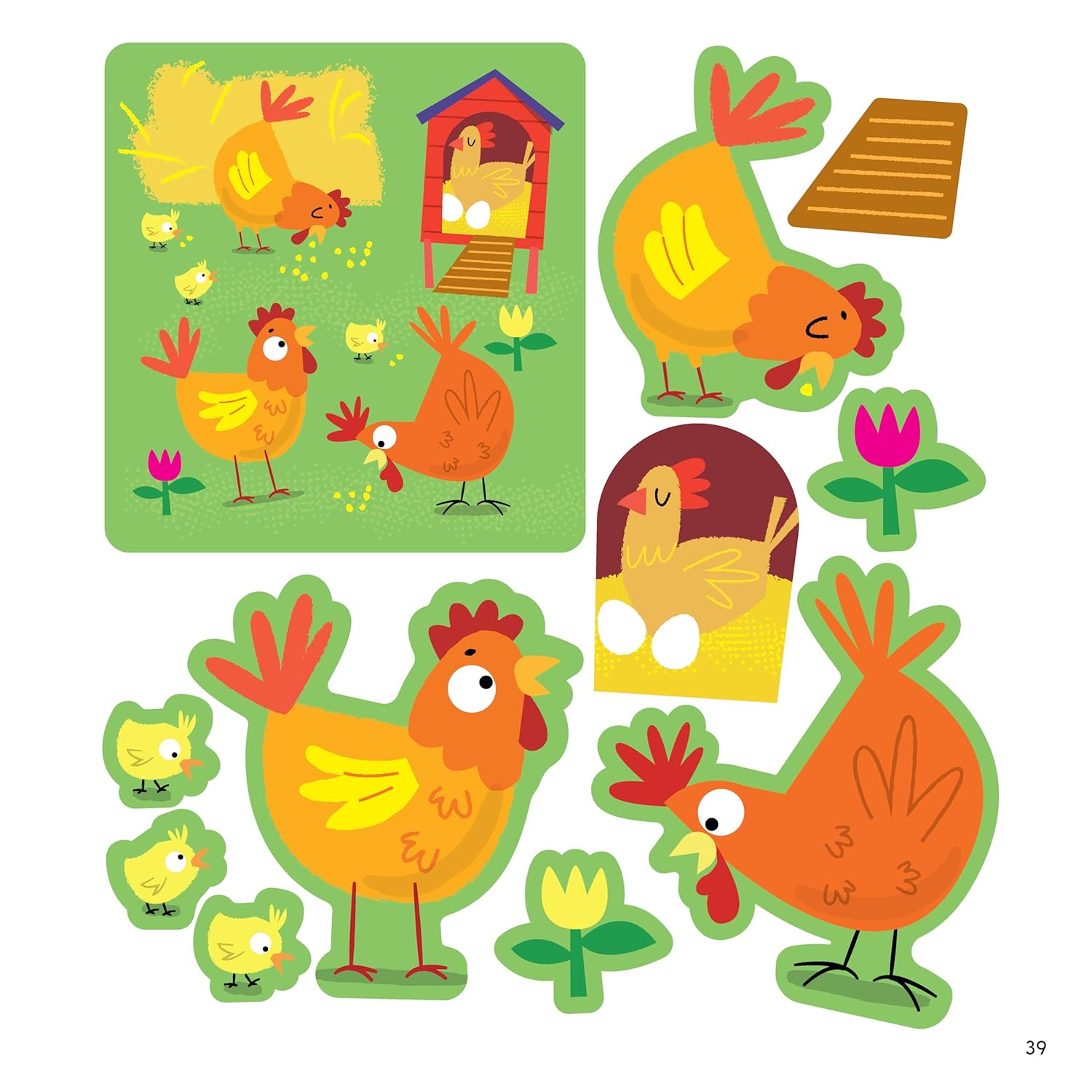 First Fun Sticker Painting: Farm Animals