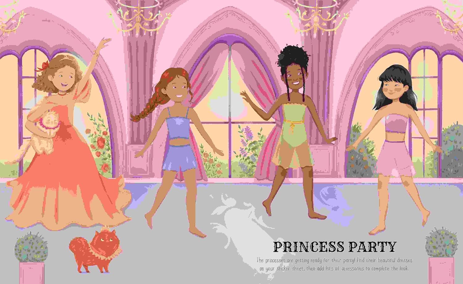 Igloo Sticker Dress-Up Book - Princesses