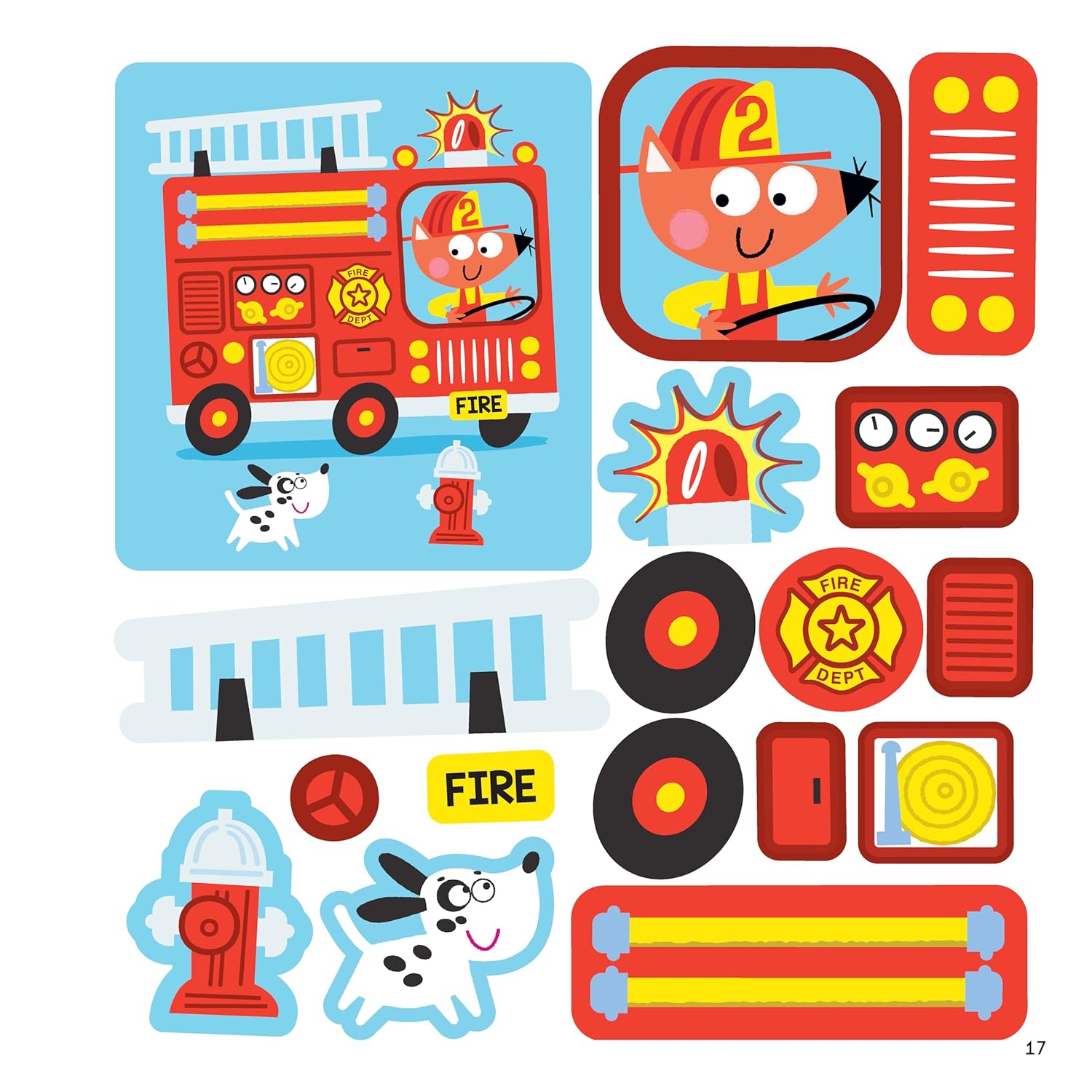 First Fun Sticker Painting: Trucks & Tractors