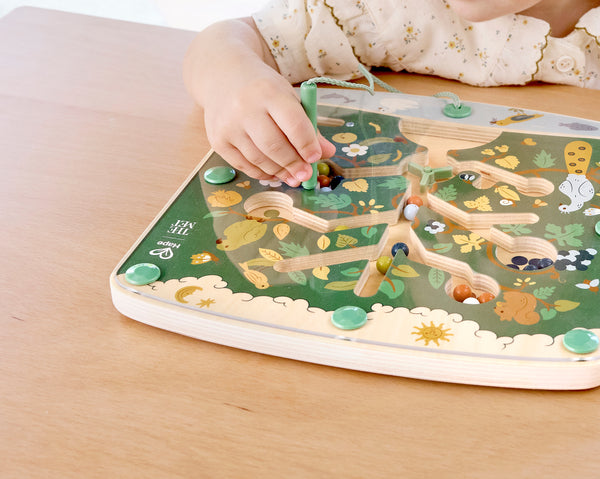 Hape x The Met Tree of Life Magnetic Maze Puzzle Puzzles