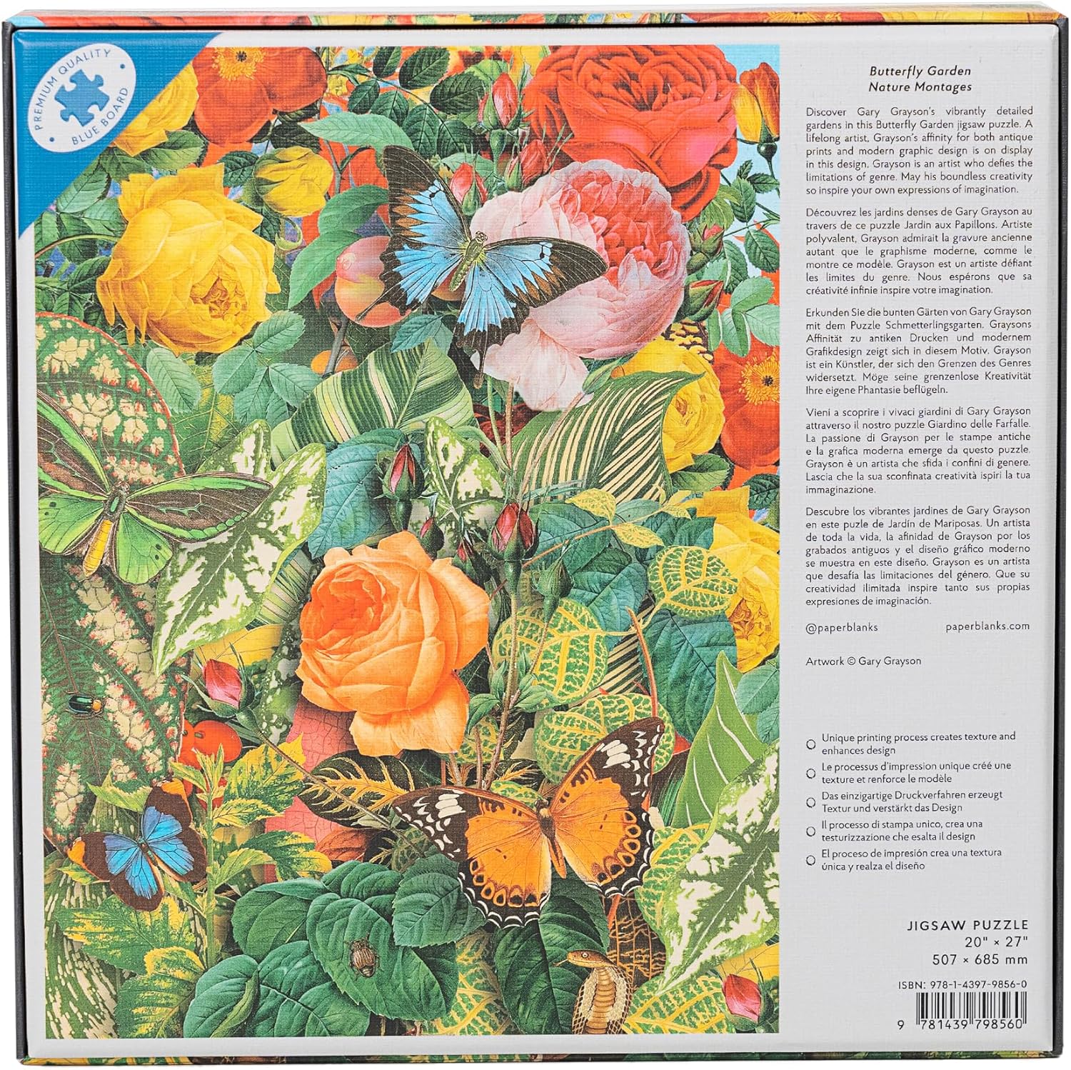 Butterfly Garden 1000 Piece Jigsaw Puzzle