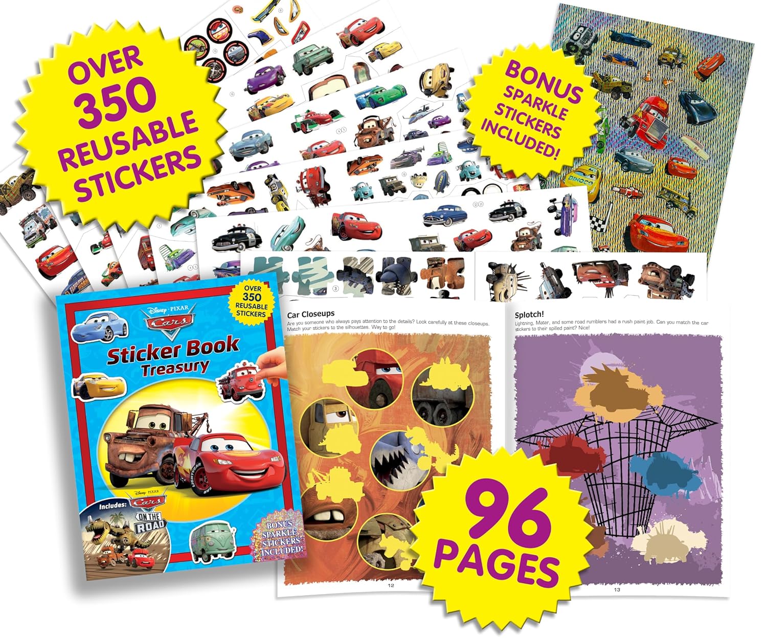 Sticker Book Treasury - Disney Cars: On the Road