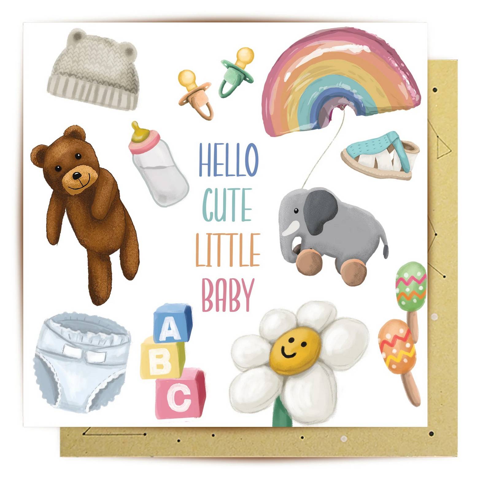hello-cute-little-baby-baby-card