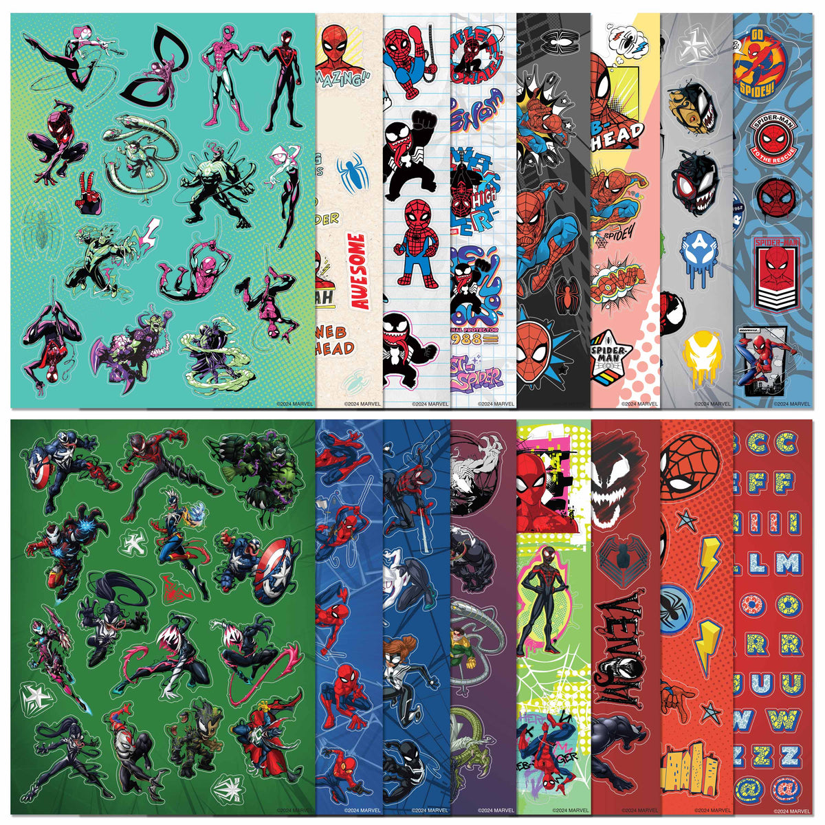 Kaleidoscope Marvel Spider-Man Sticker Bomb