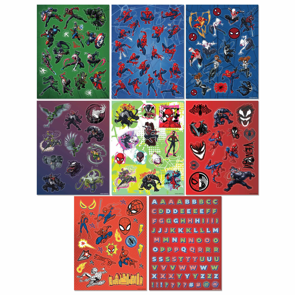 Kaleidoscope Marvel Spider-Man Sticker Bomb