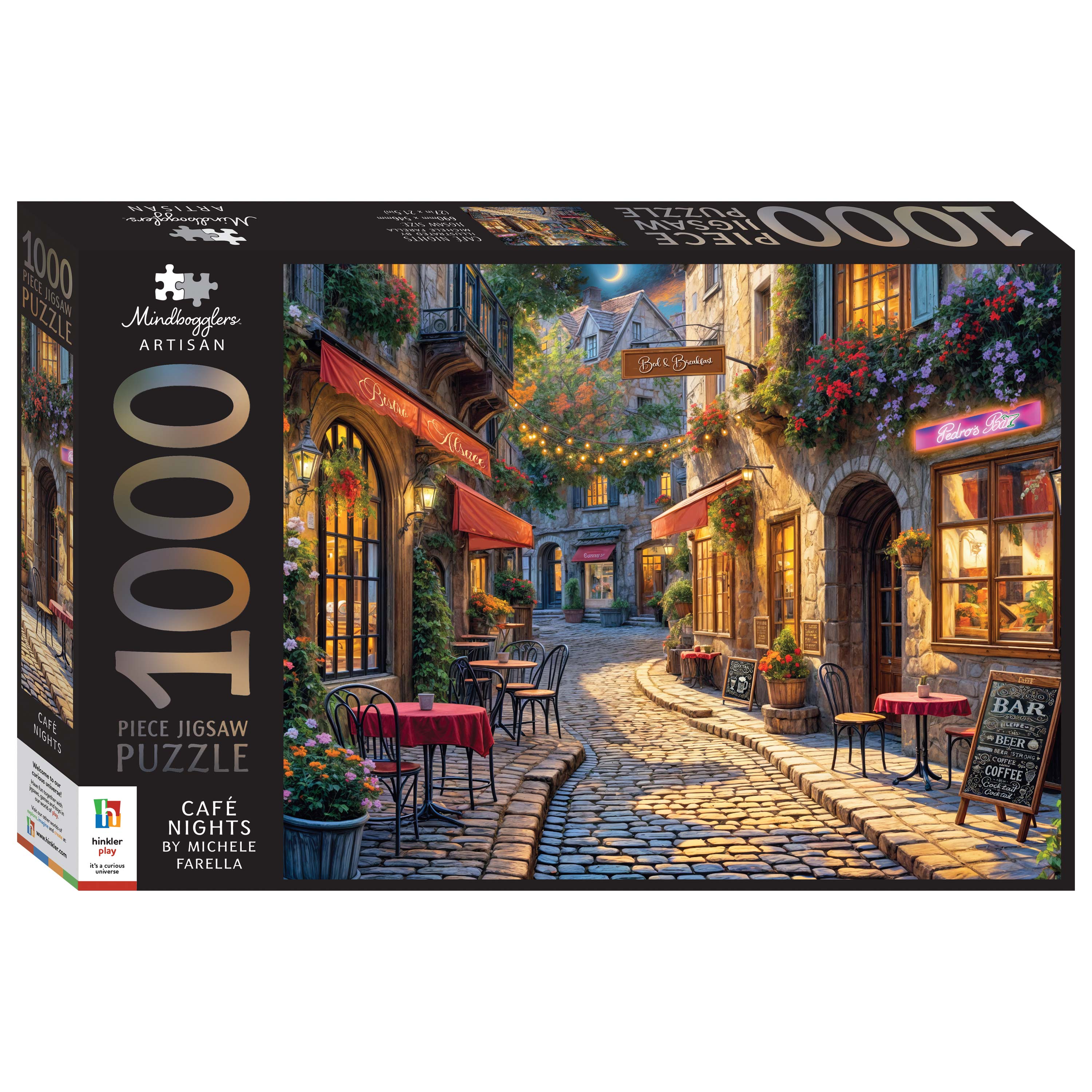 Mindbogglers Artisan 1000pc Puzzle: Cafe Nights
