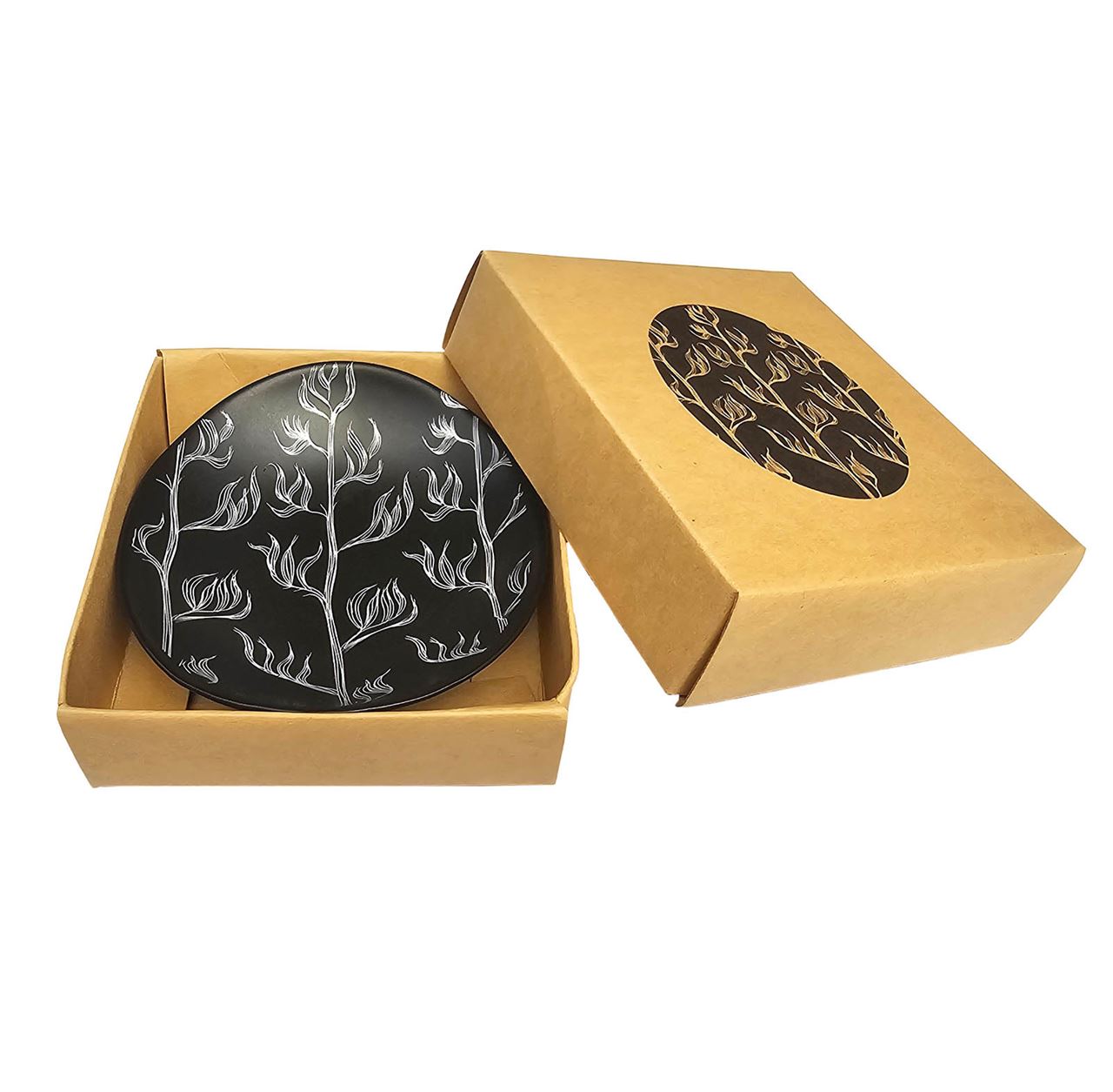 harakeke-white-on-black-10cm-bowl