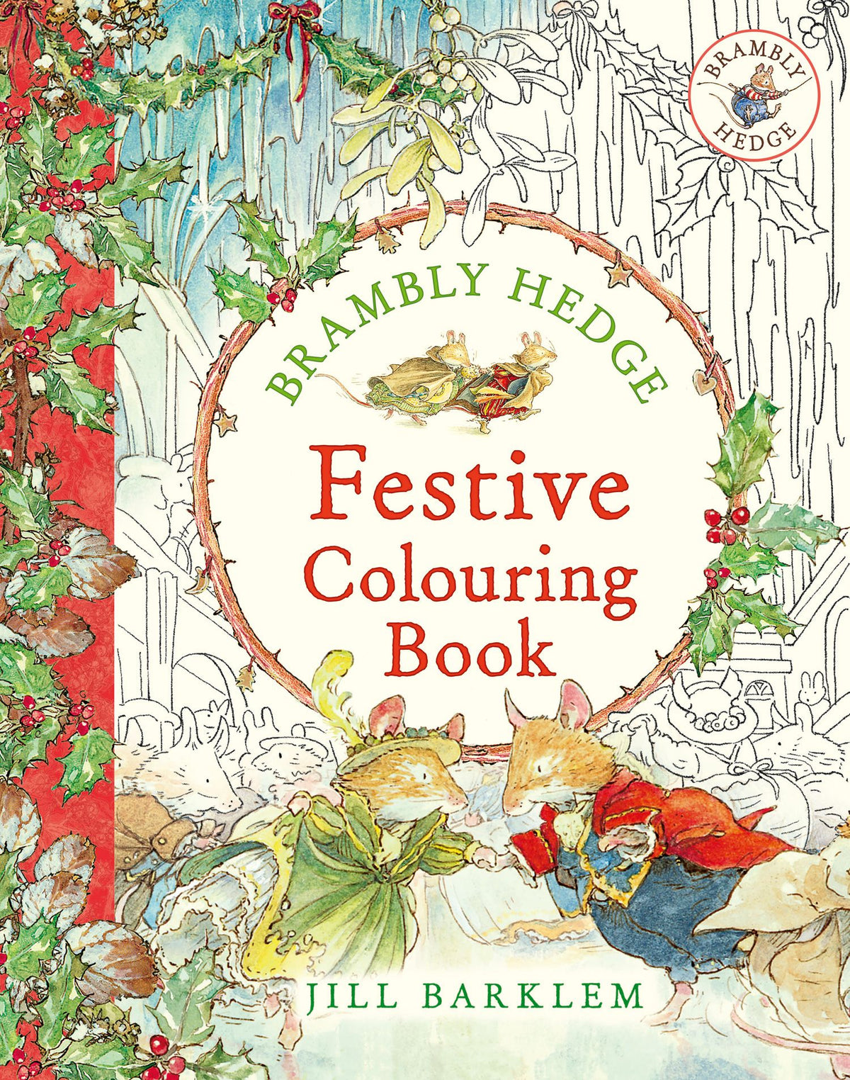 HarperCollins Brambly Hedge Festive Colouring Book