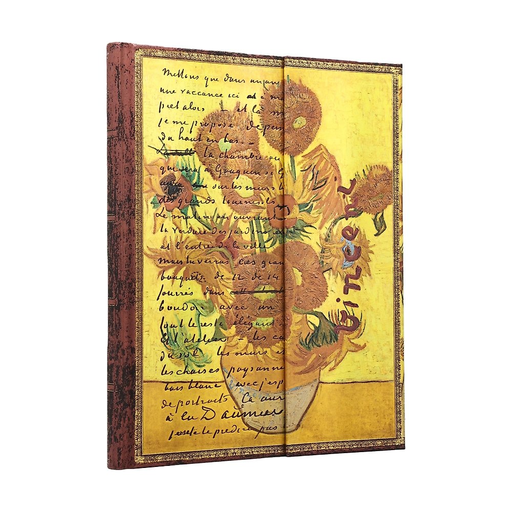Van Gogh Sunflowers Ultra Lined Hardcover Journal