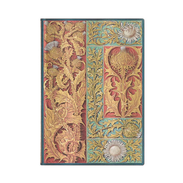 Wild Thistle Midi Lined Softcover Flexi Journal