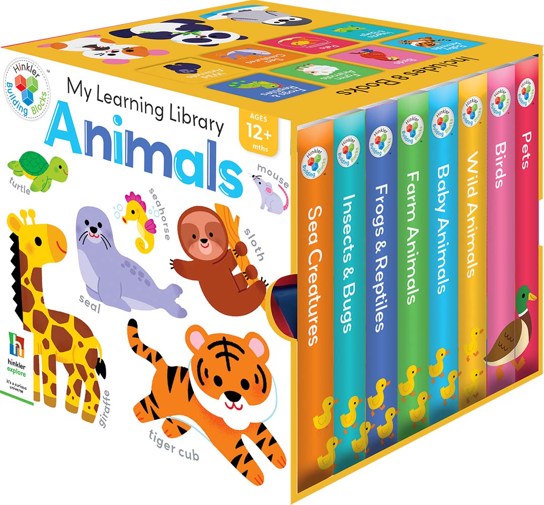 Hinkler Building Blocks My Little Library - Animals