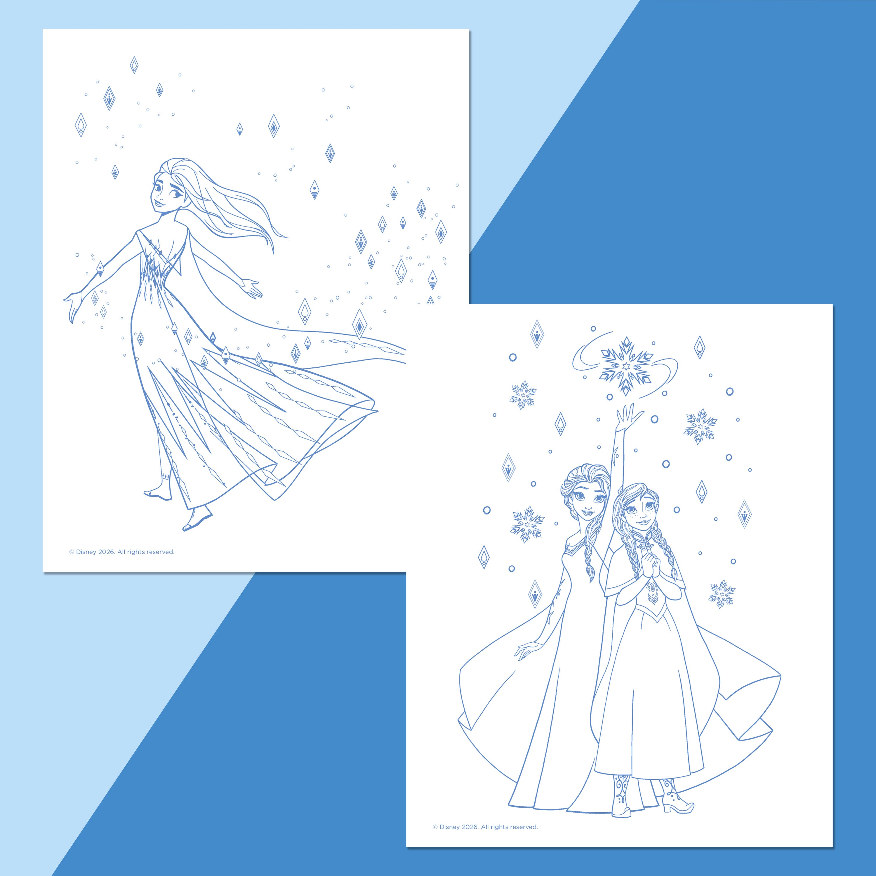 Colour-Me-Magnets Frozen Colouring Book