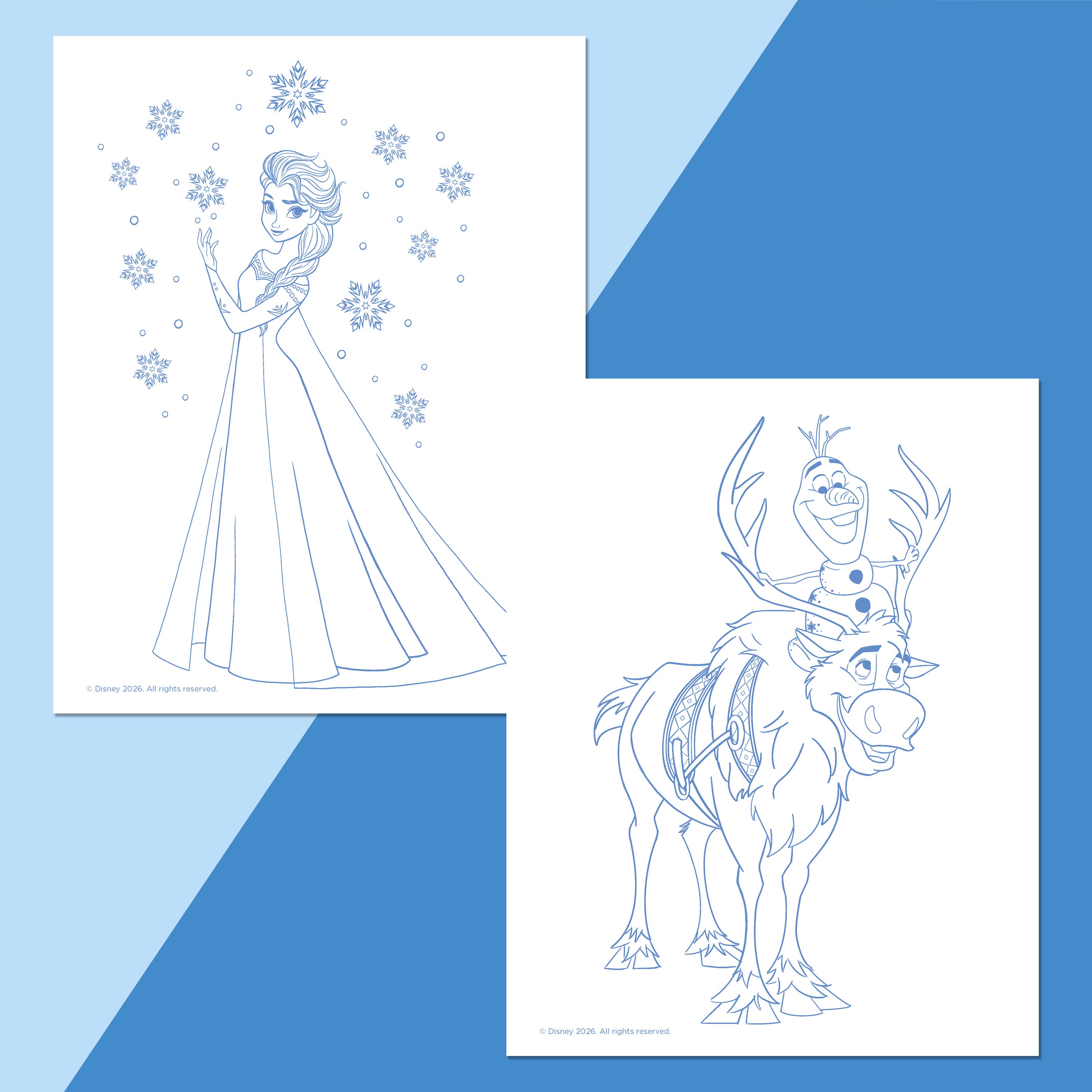Colour-Me-Magnets Frozen Colouring Book