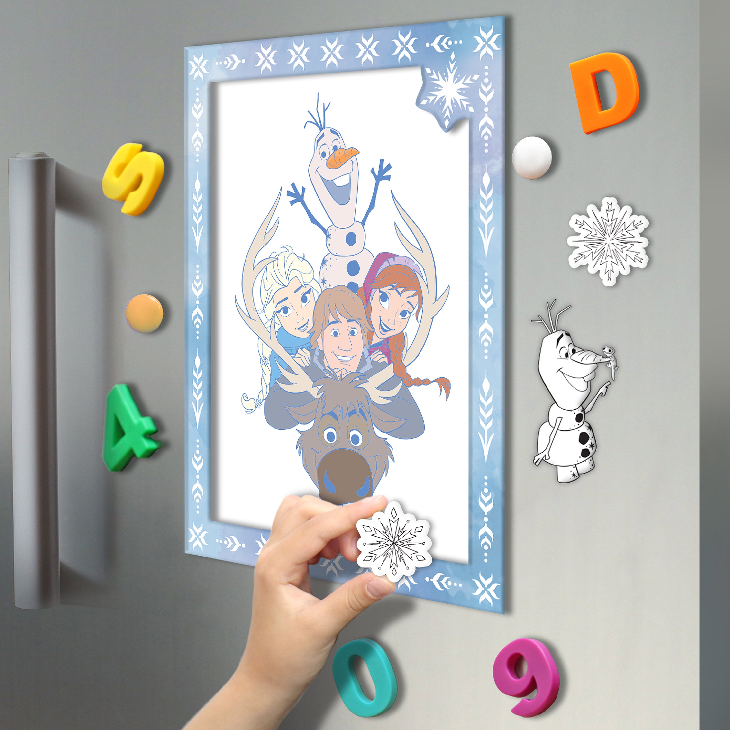 Colour-Me-Magnets Frozen Colouring Book