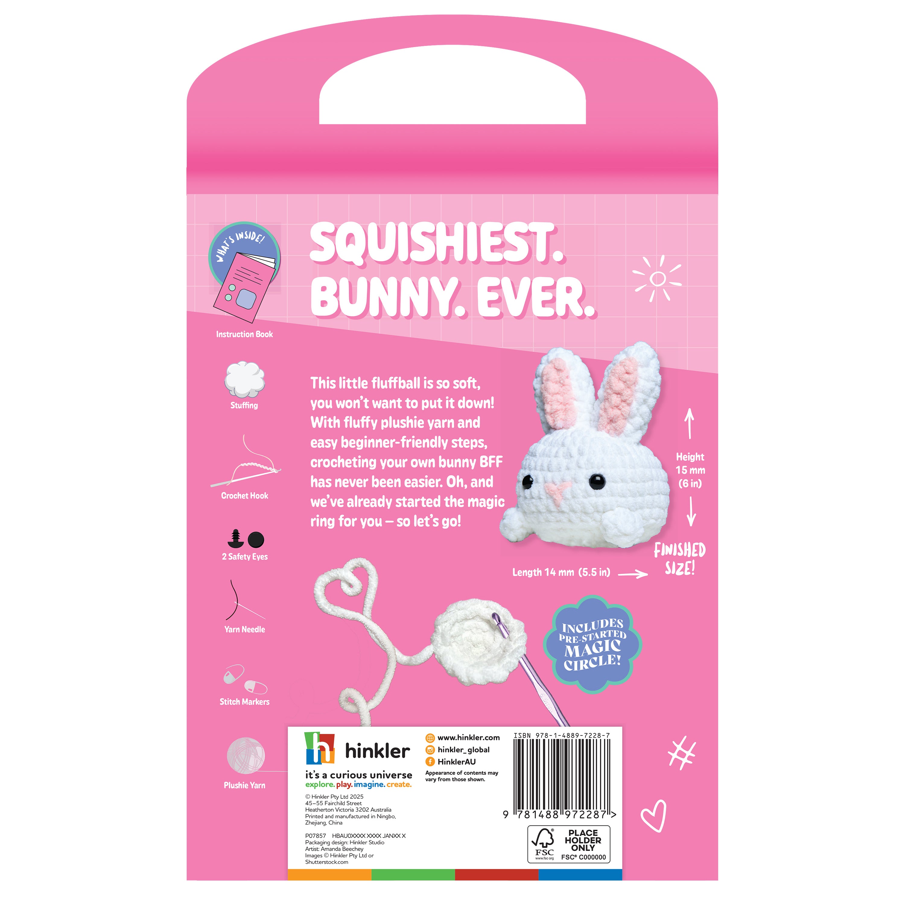 OMC! Crotchet Plushie Bonnie Bunny
