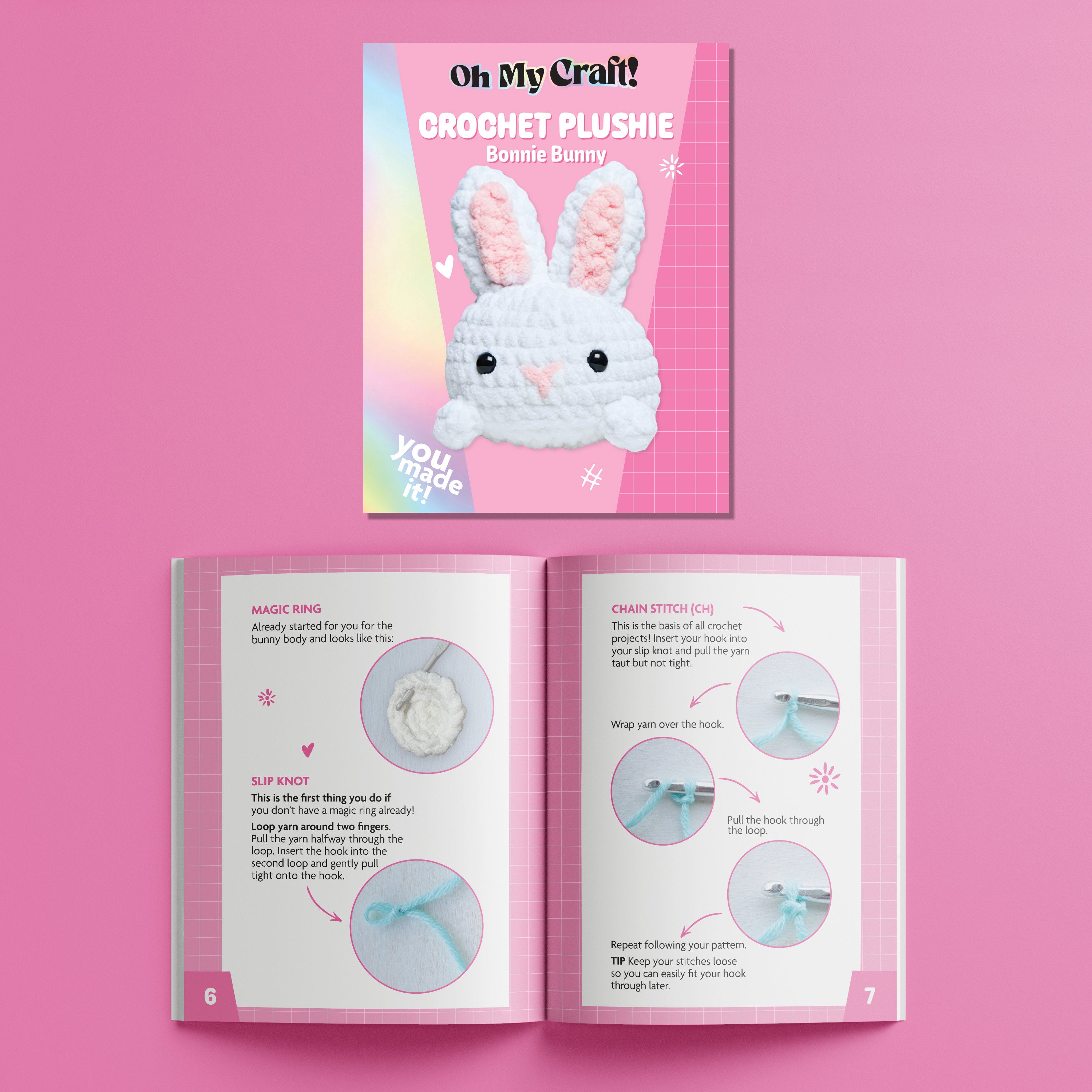 OMC! Crotchet Plushie Bonnie Bunny