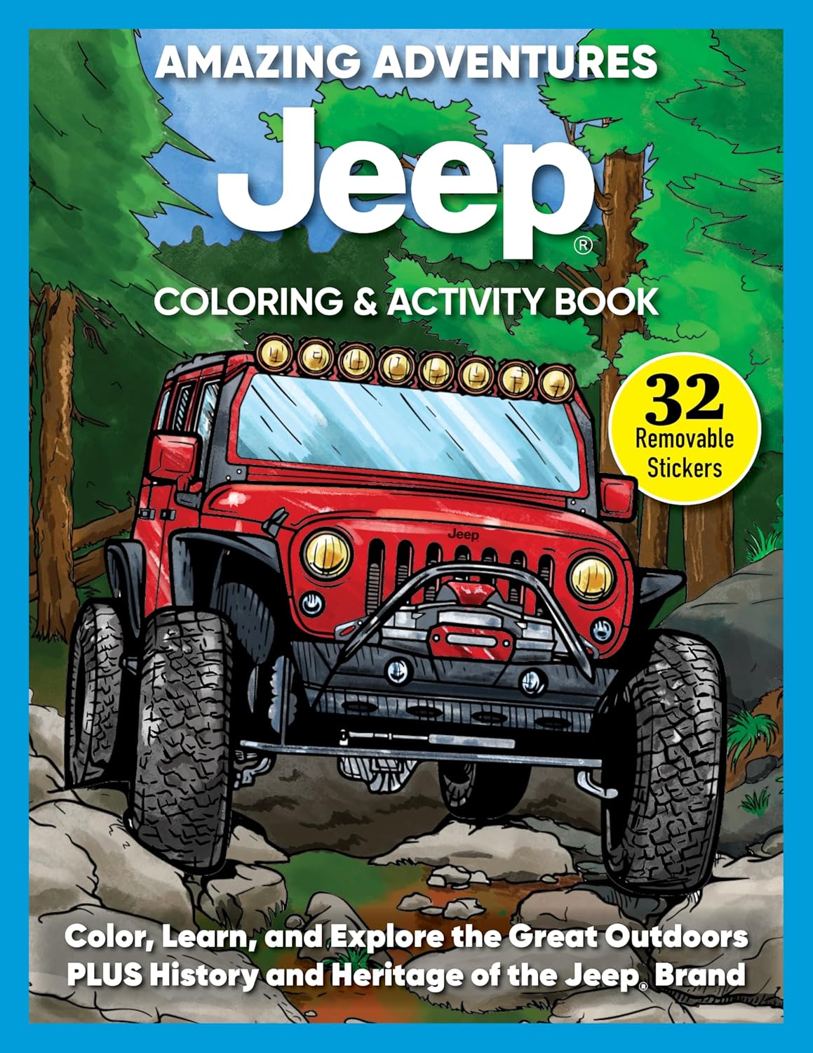 Amazing Adventures Jeep Coloring & Activity Book
