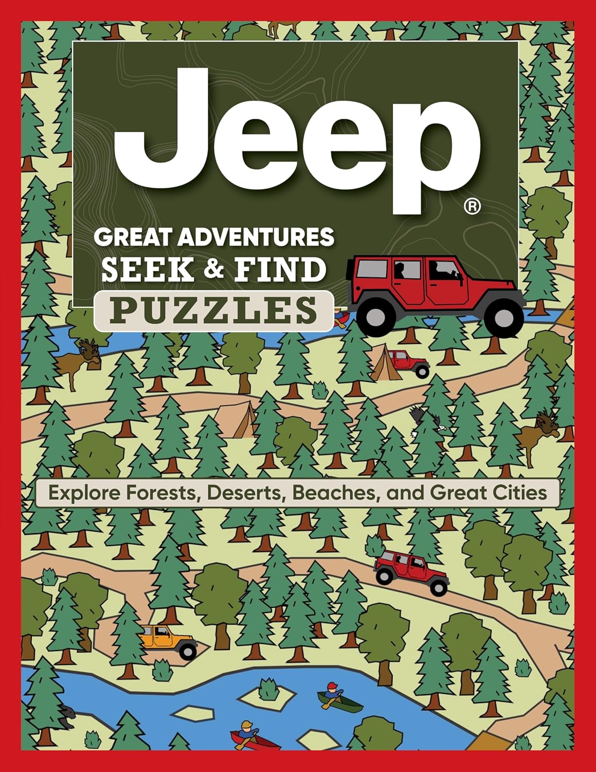 Jeep Great Adventures Seek and Find Puzzles