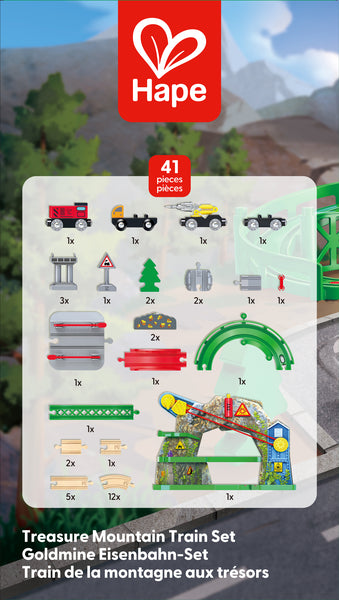 Hape Treasure Mountain Train Set