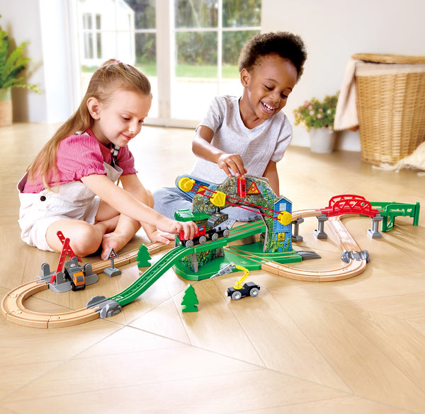 Hape Treasure Mountain Train Set