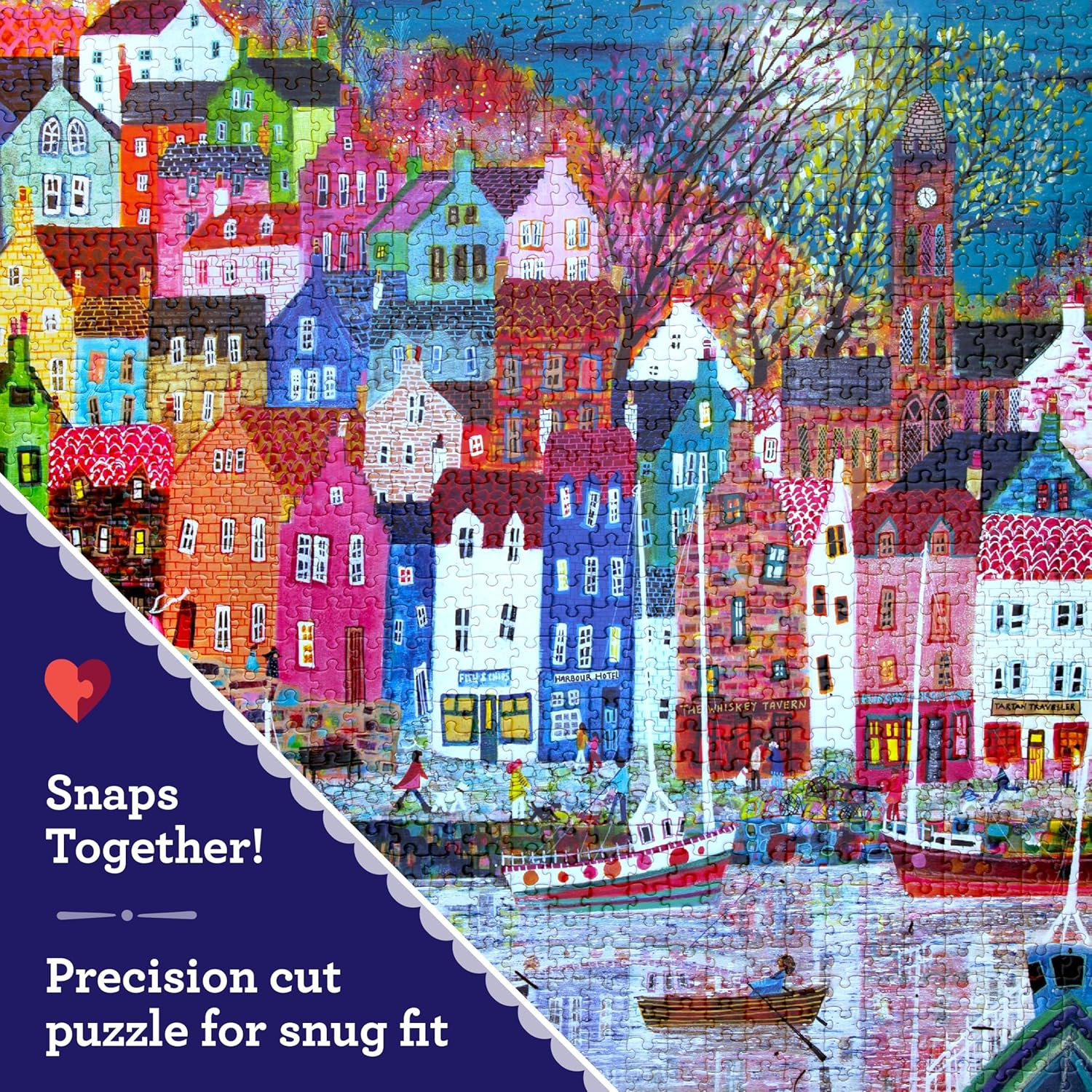 eeBoo 1000pc Puzzle: Scottish Isle
