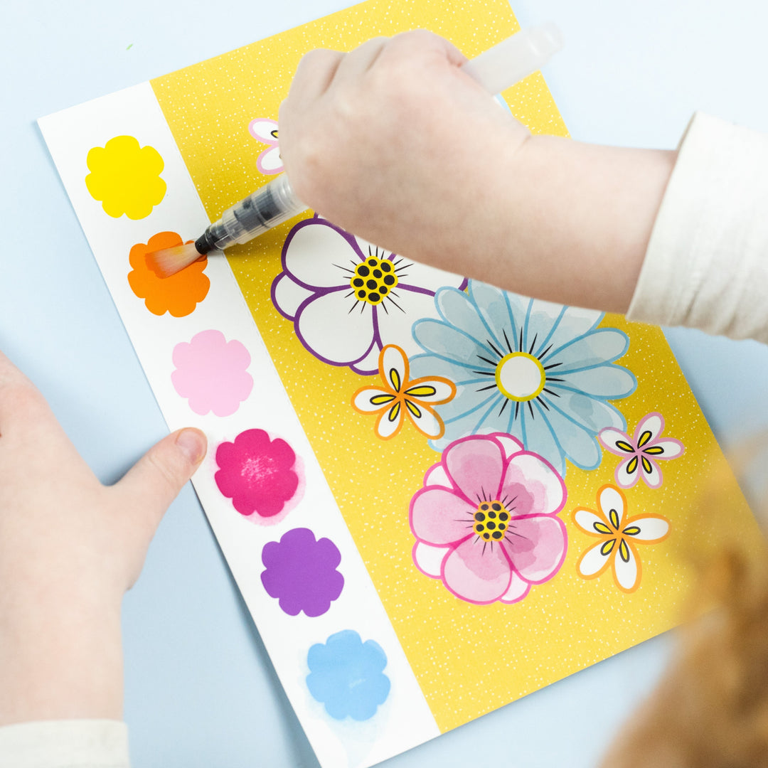 Tiger Tribe Paint a Picture Set - Butterflies & Flowers
