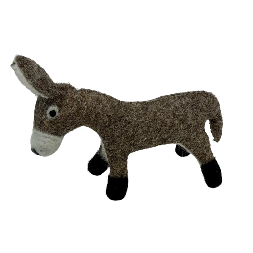 Doreen Donkey Felt Toy